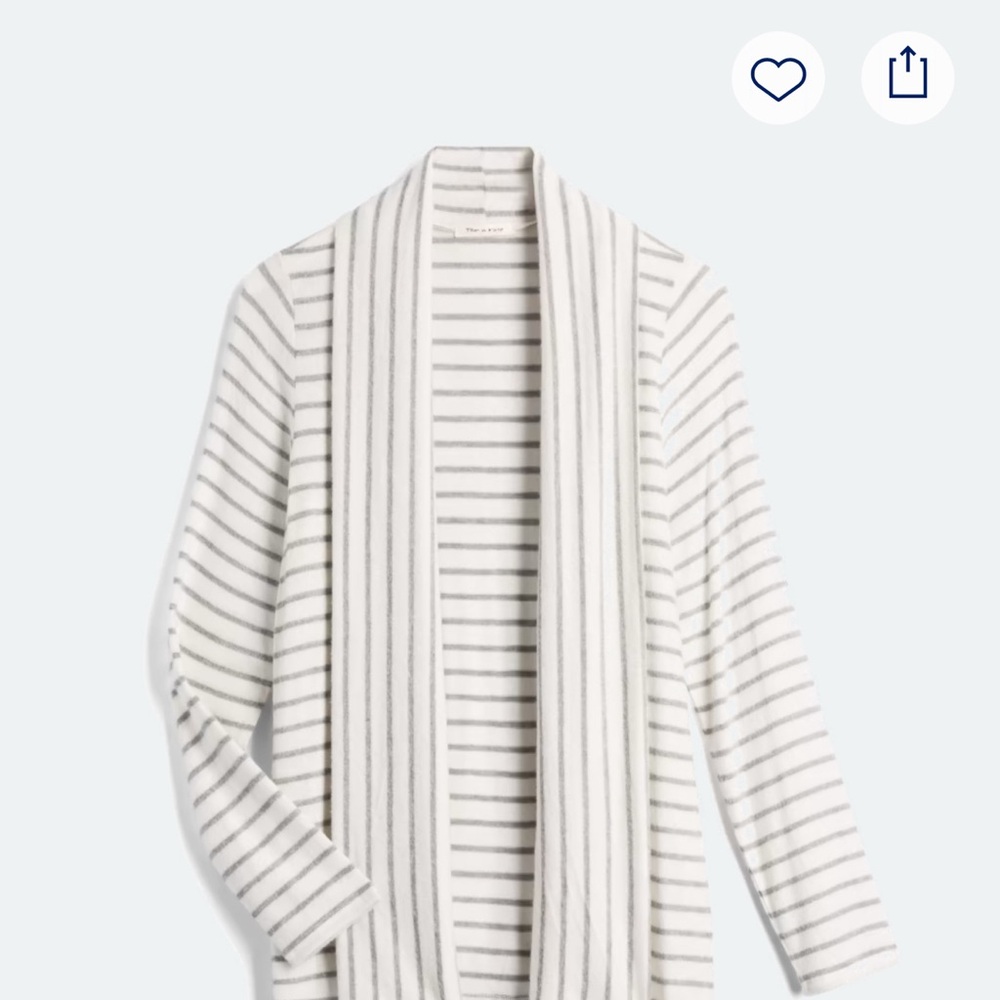 Women’s medium Tea n Rose brand Striped Cardigan Sweater